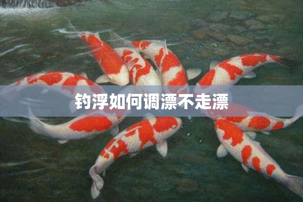 钓浮如何调漂不走漂